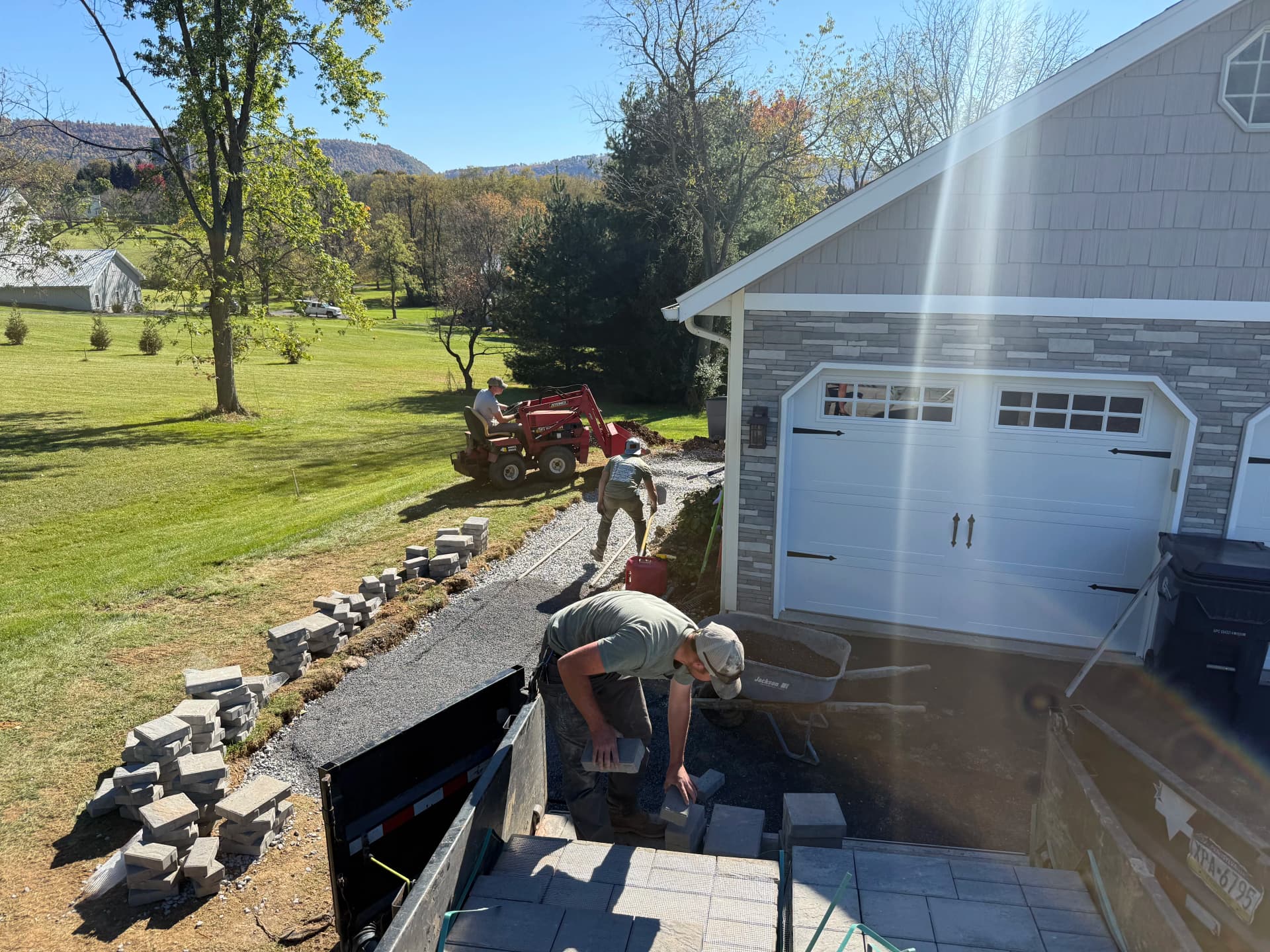 Building a Paver Walkway the Right Way - From the Ground Up image
