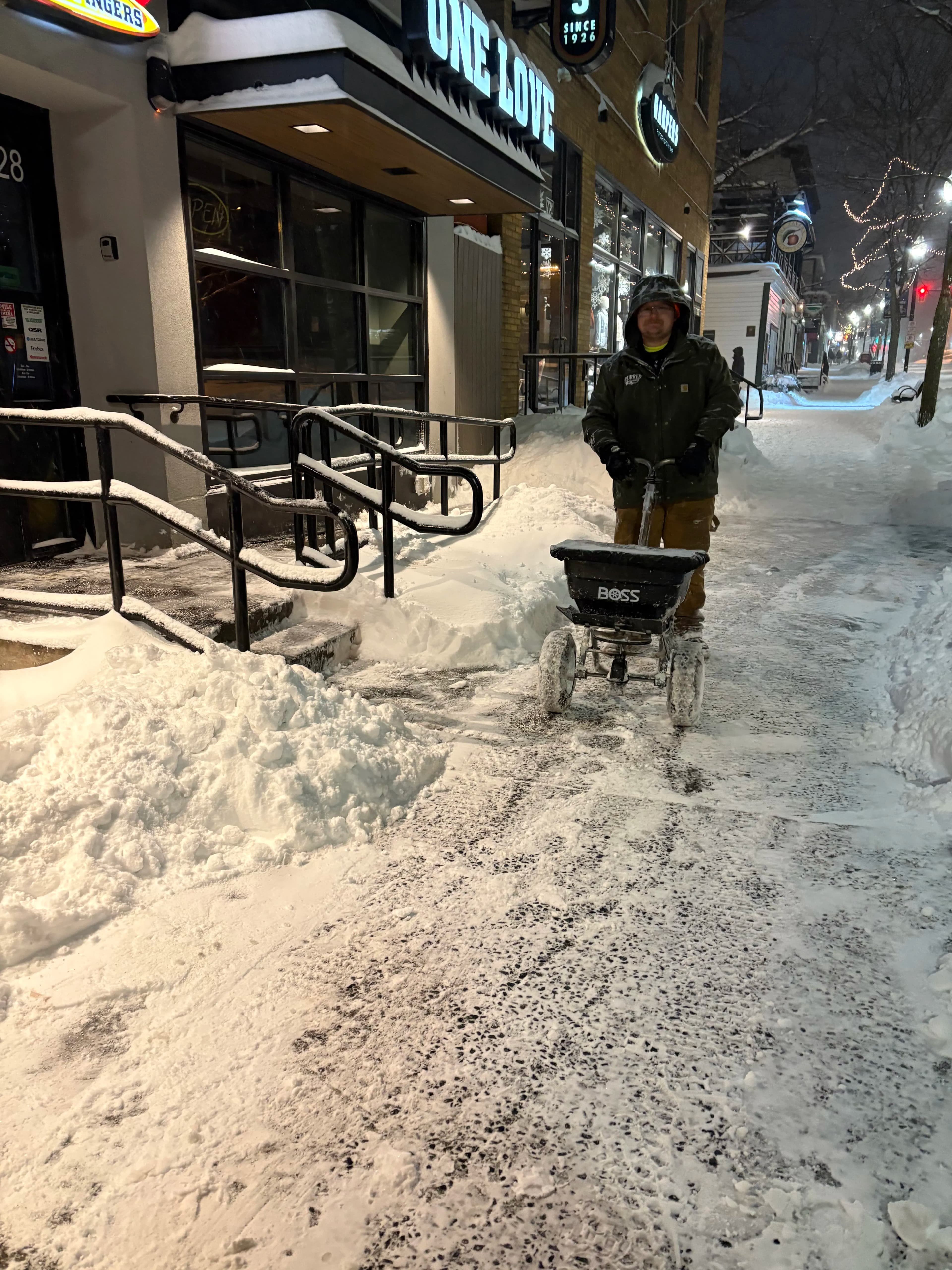 Project Commercial Snow Removal for Storefronts and Tight Access Areas image
