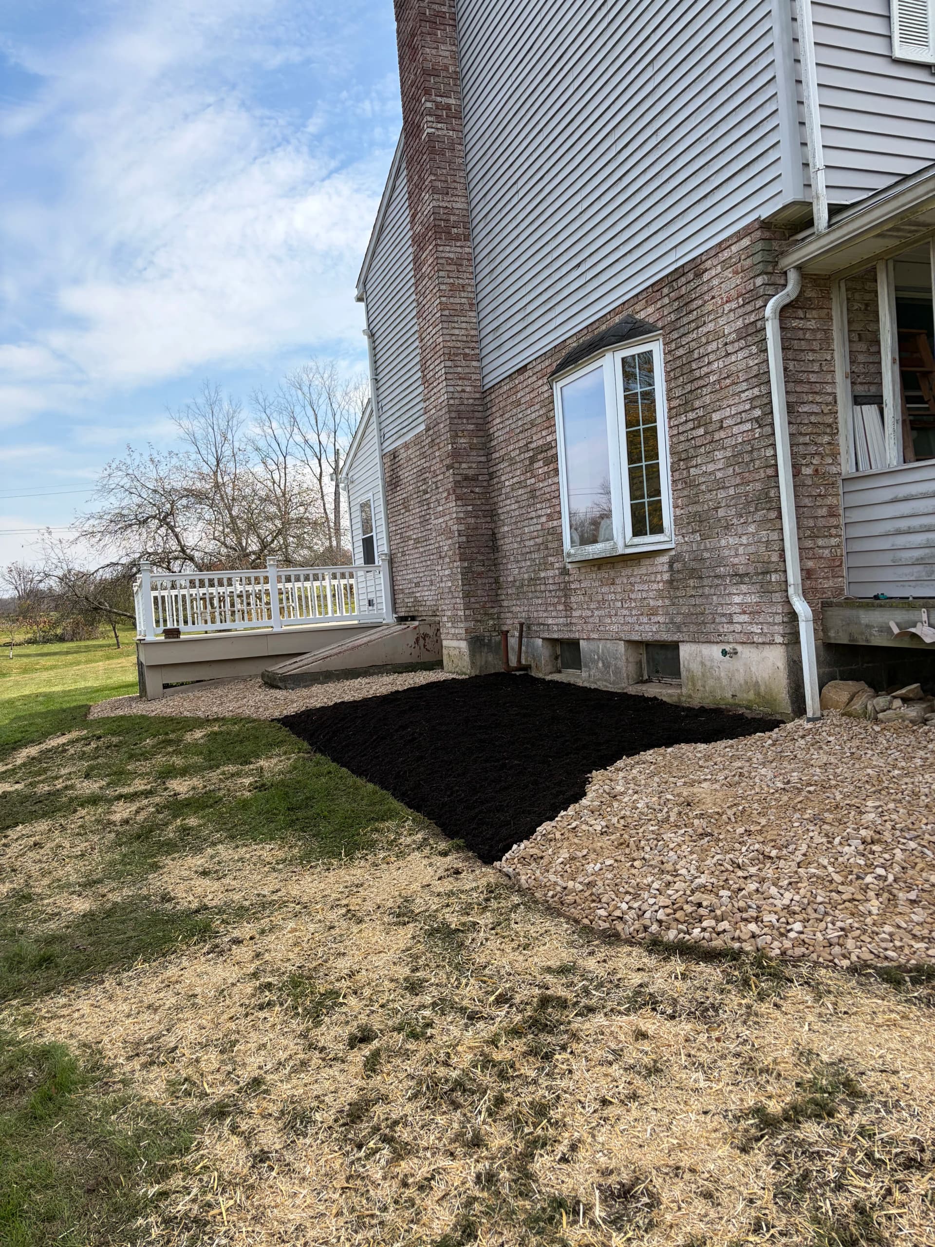 Gallery photos for Stone Bed Installation That Cleans Up the Foundation: Image #5