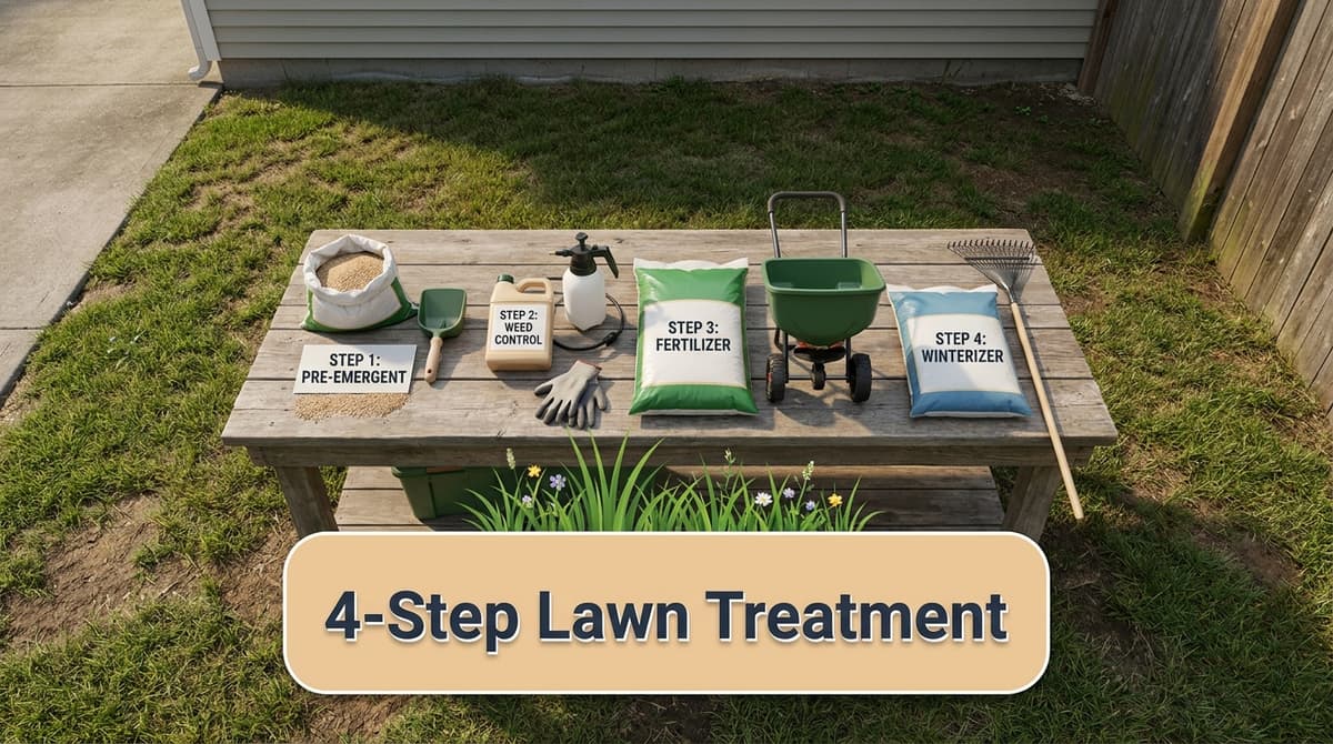 Blog post A Homeowner’s Guide to 4-Step Lawn Treatment Programs image